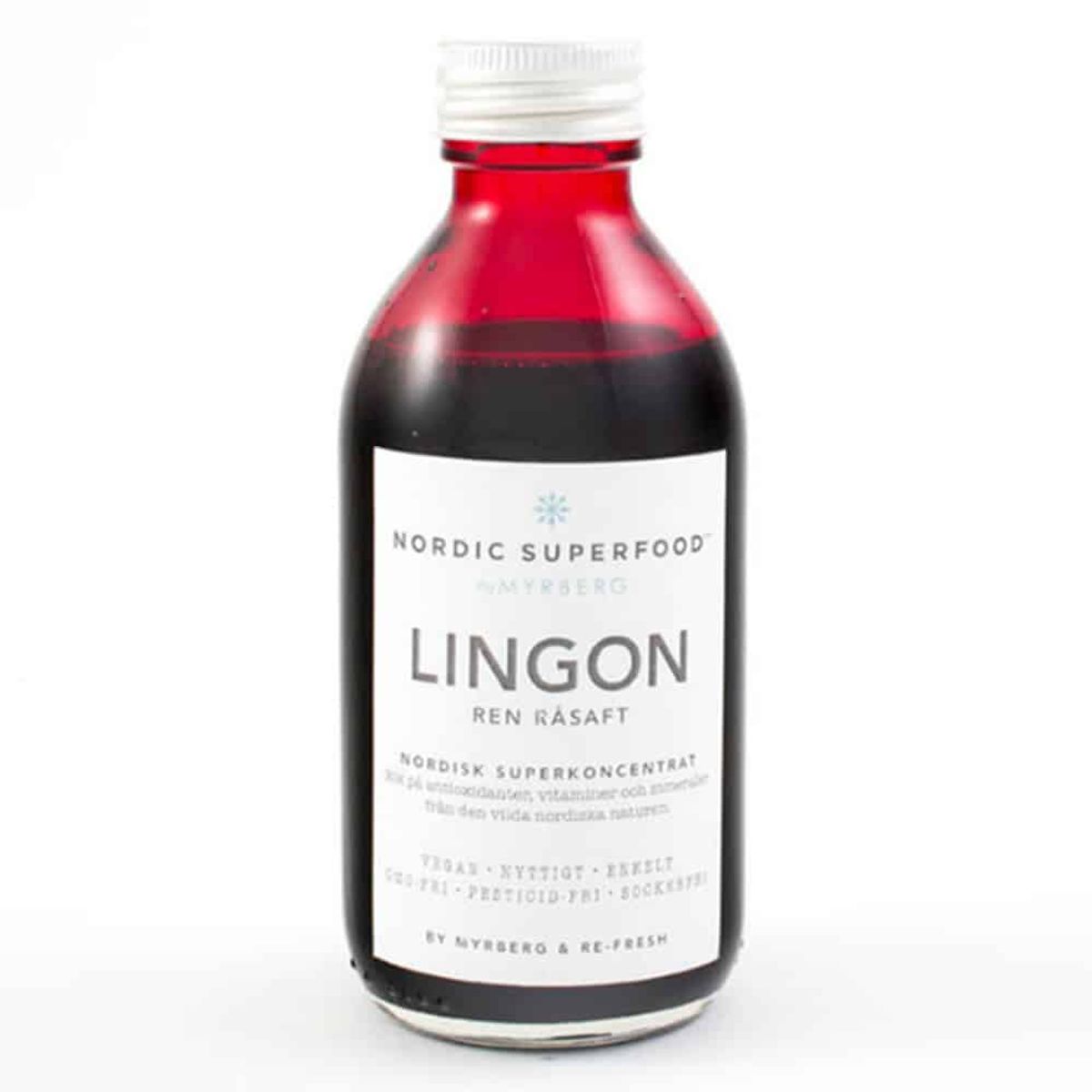 Nordic Superfood Raw Juice Concentrate Lingon 195ml