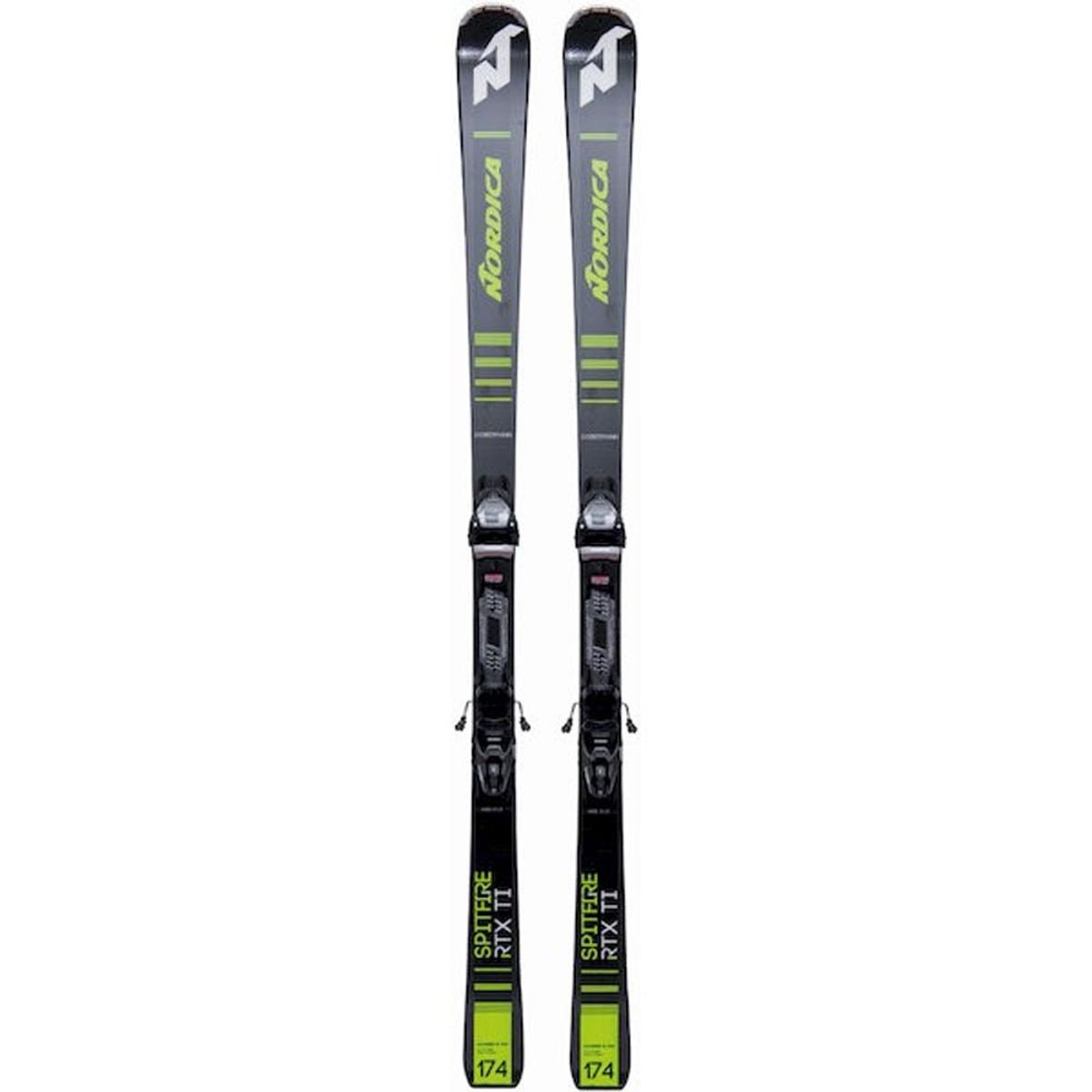 Nordica Dobberman Spitfire Rtx Ski - Incl. Gw Binding (Størrelse: 150, Farve: Black/lime)