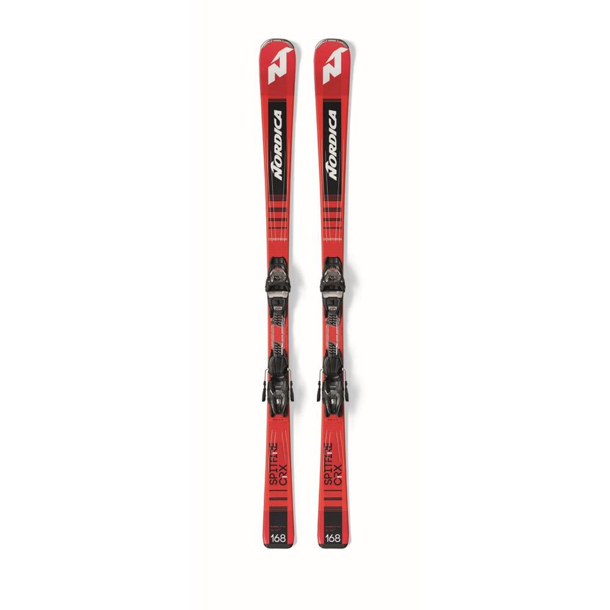 Nordica Spitfire Crx - Incl. Gw Binding (Størrelse: 176, Farve: Red/black)