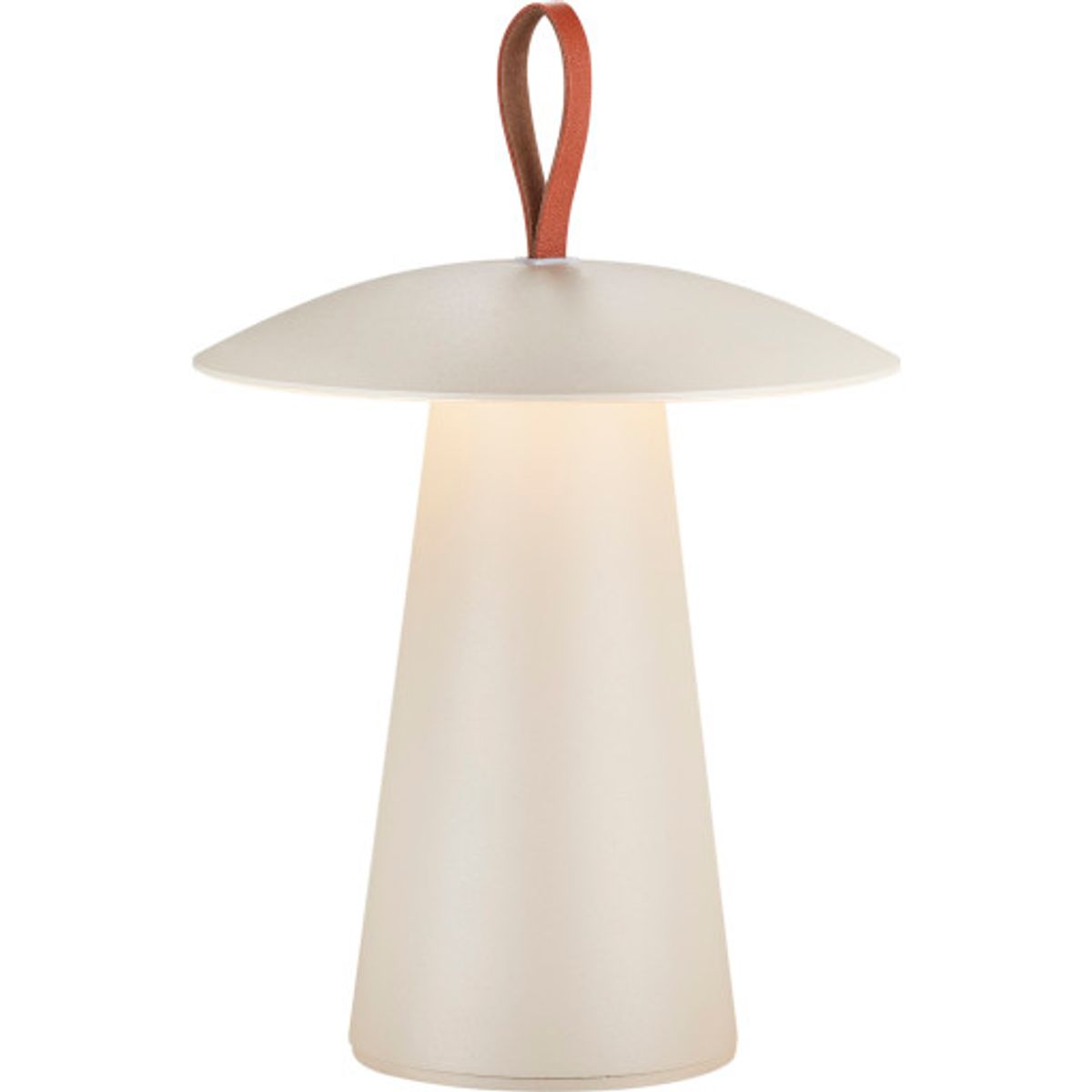 Nordlux Ara To-Go genopladelig udendørs bordlampe, beige