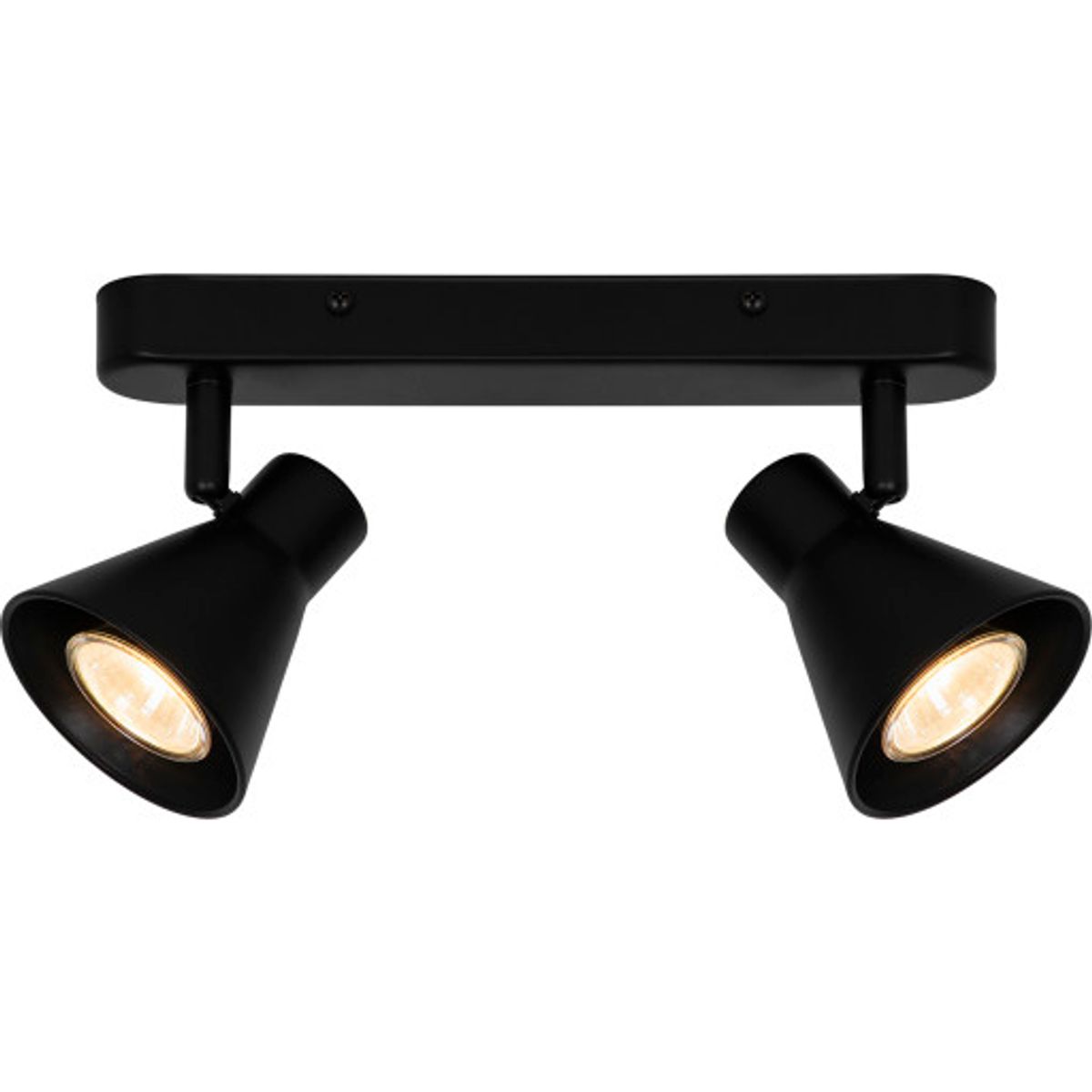 Nordlux Eik spotlampe, 2 spots, sort