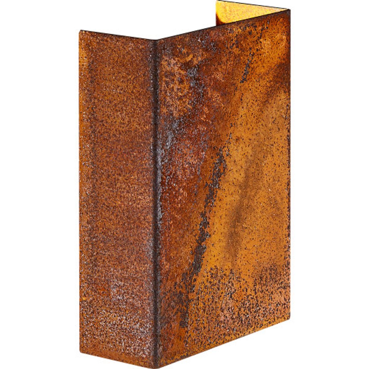 Nordlux Fold 10 udendørs væglampe, corten