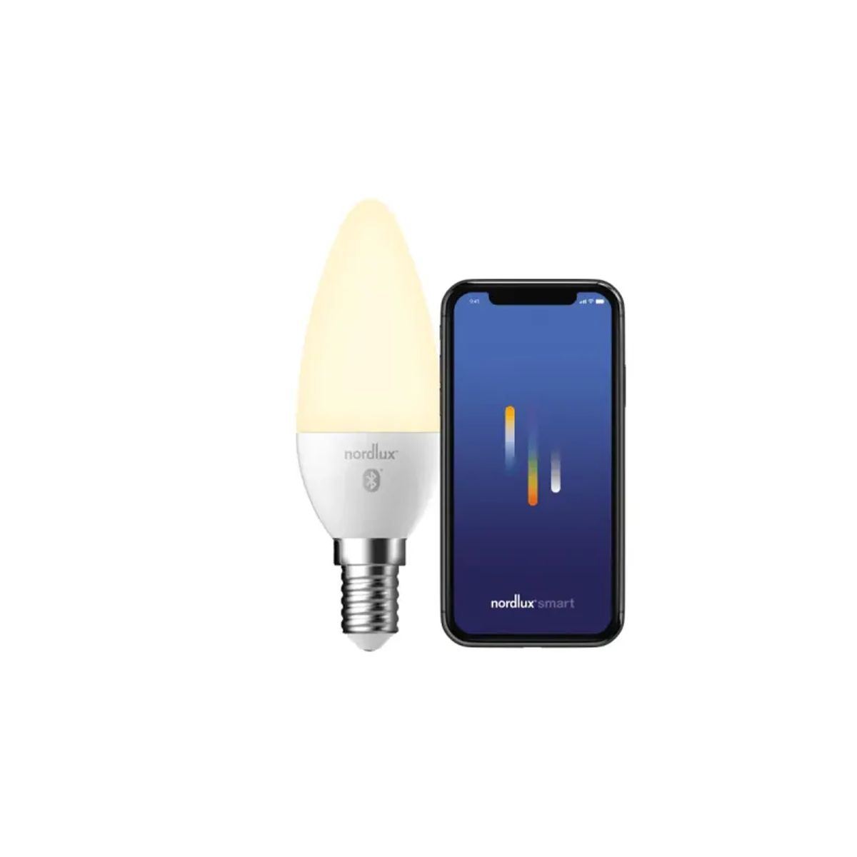 Nordlux Smart E14 - C35 - 2700 Kelvin - 380 Lumen - Pære - Hvid