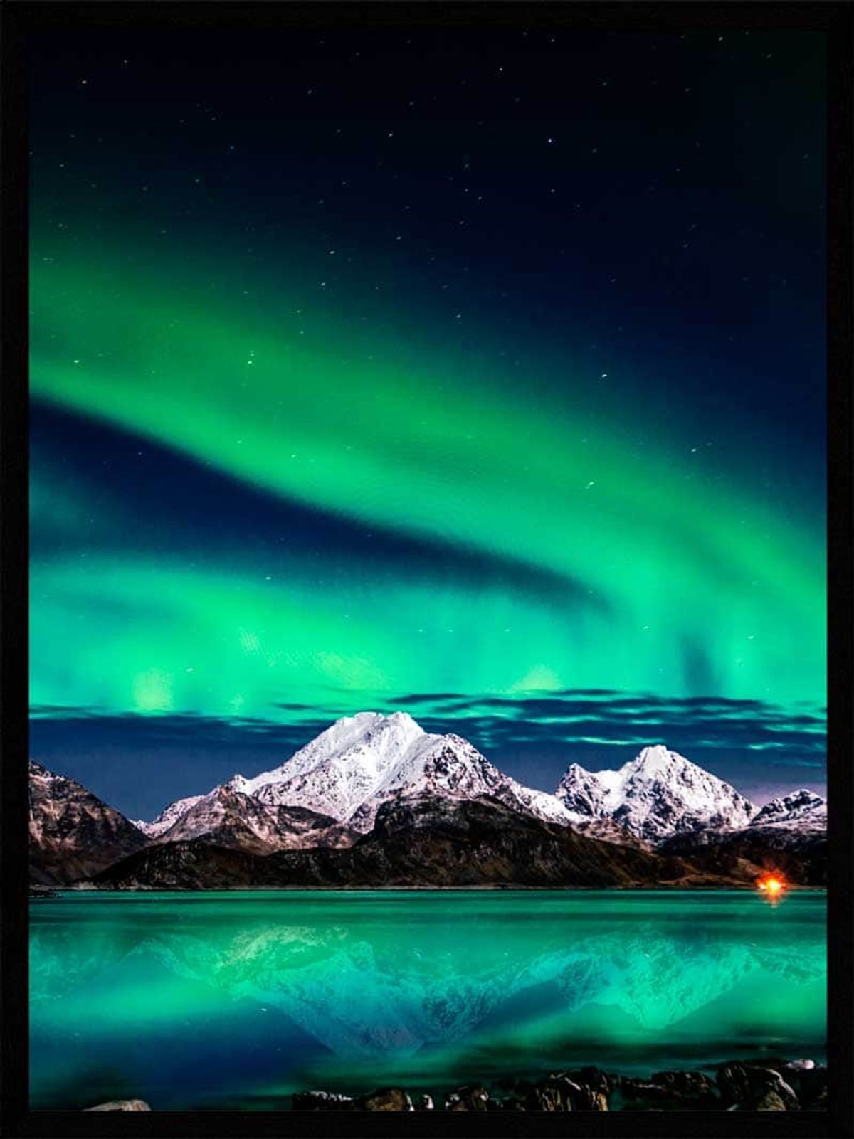 Nordlys - Natur plakat