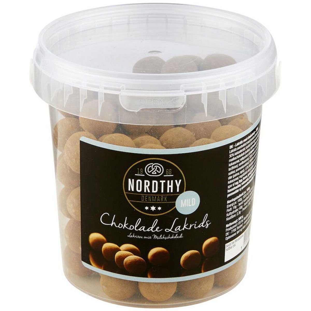 Nordthy Lakridskugler Mild 500 g