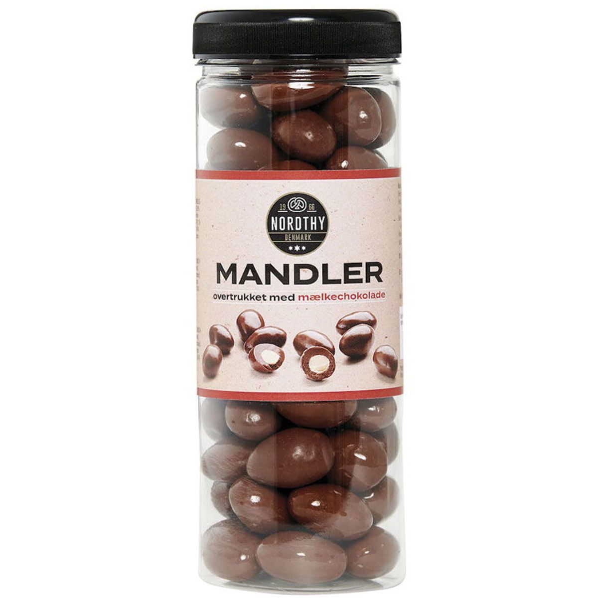 Nordthy Mandler m. mælkechokolade 325 g