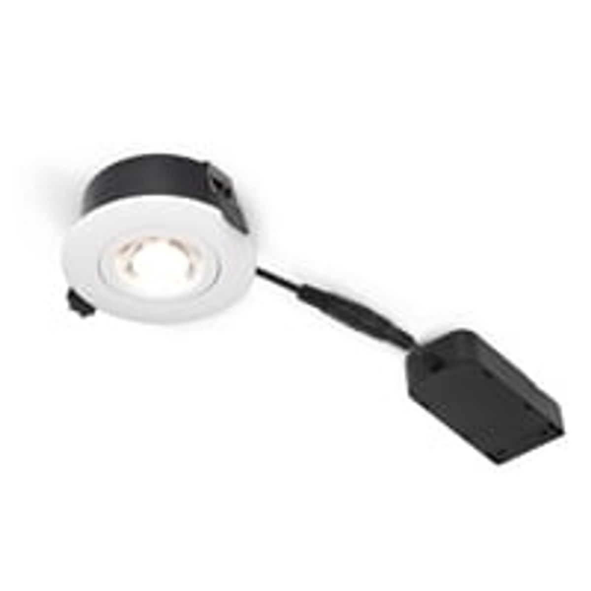 Nordtronic Low Profile Flexible G2 83 - 2700K - 410lm - inkl. driver - Hvid (mat) / Inden- og udendrs