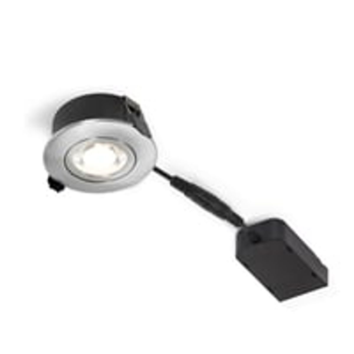 Nordtronic Low Profile Flexible G2 - uden driver - 75 - 2700K - 440lm - Brstet alu / Indendrs