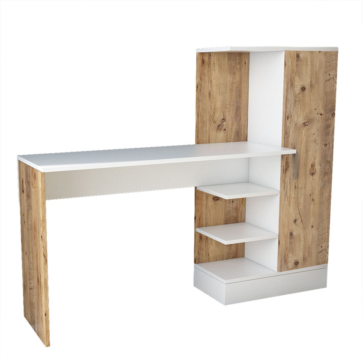 NORDVÄRK Ct2-Aw Studiebord, Atlantic Pine White