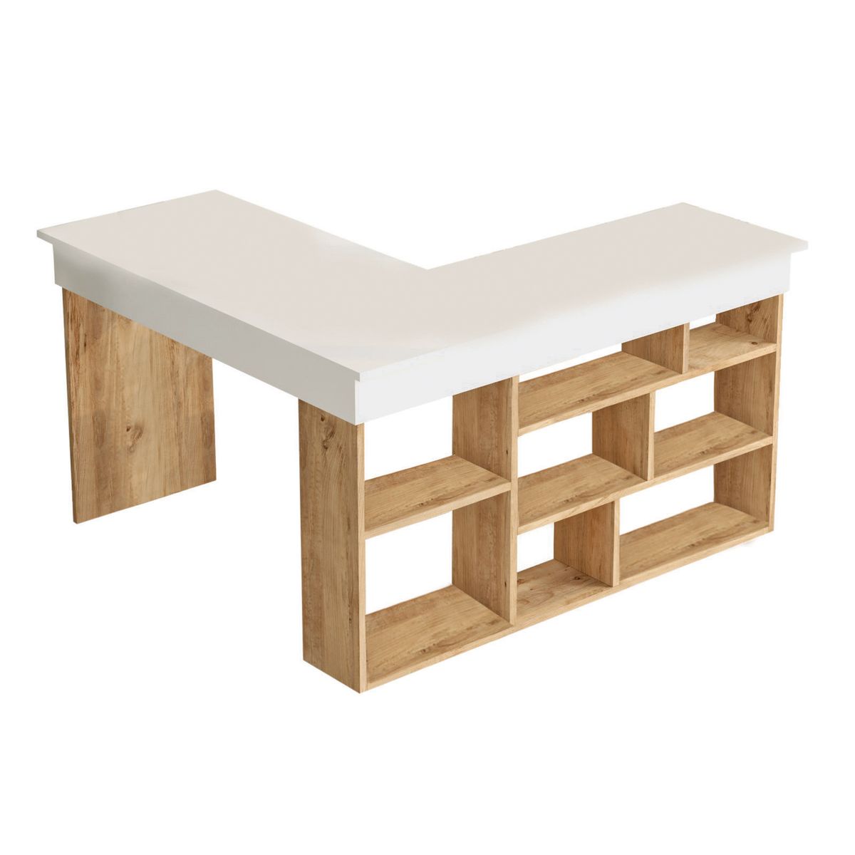 NORDVÄRK Ct5-Aw Studiebord, Atlantic Pine White