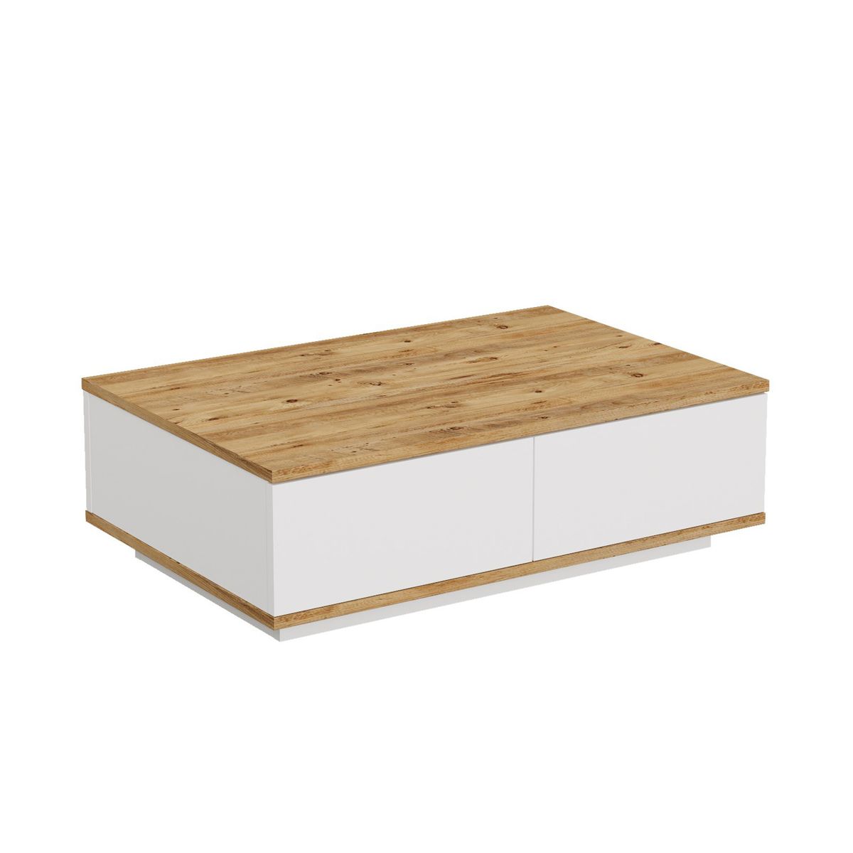 NORDVÄRK Fr14-Aw Sofabord, Atlantic Pine White