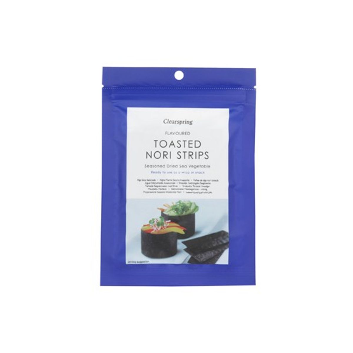 Nori snack strimler - 13,5 gr - Clearspring - Mindst holdbar til : 11-03-2025