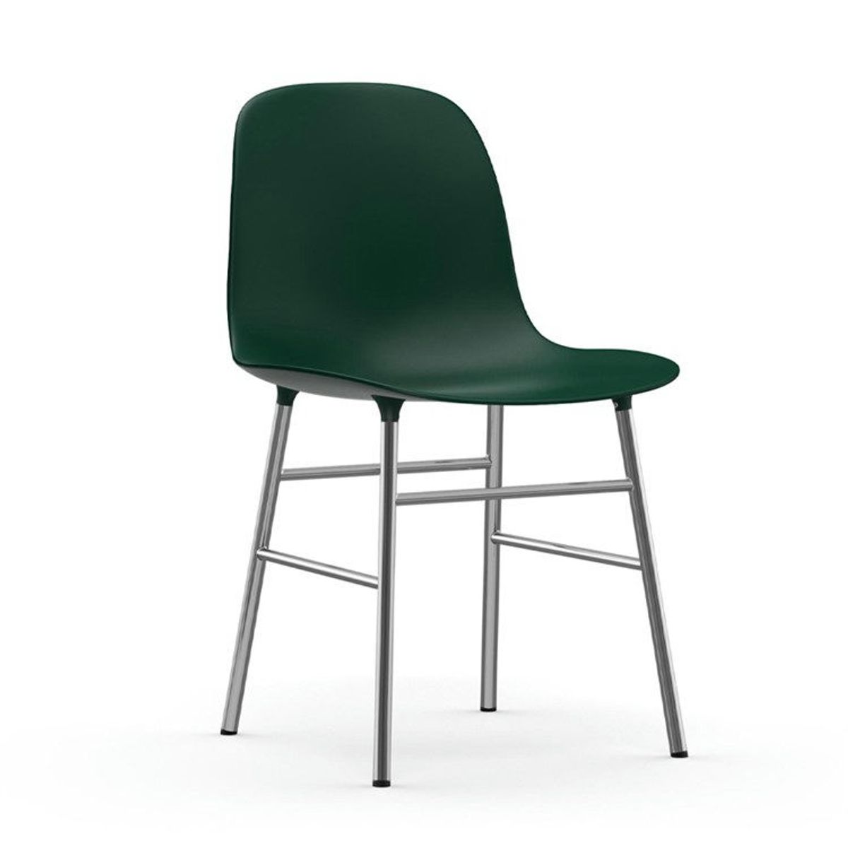 Normann Copenhagen Form Spisebordsstol Chrome Green