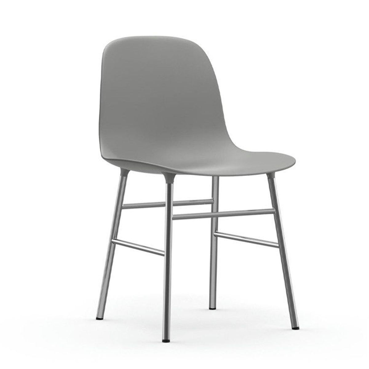 Normann Copenhagen Form Spisebordsstol Chrome Grey