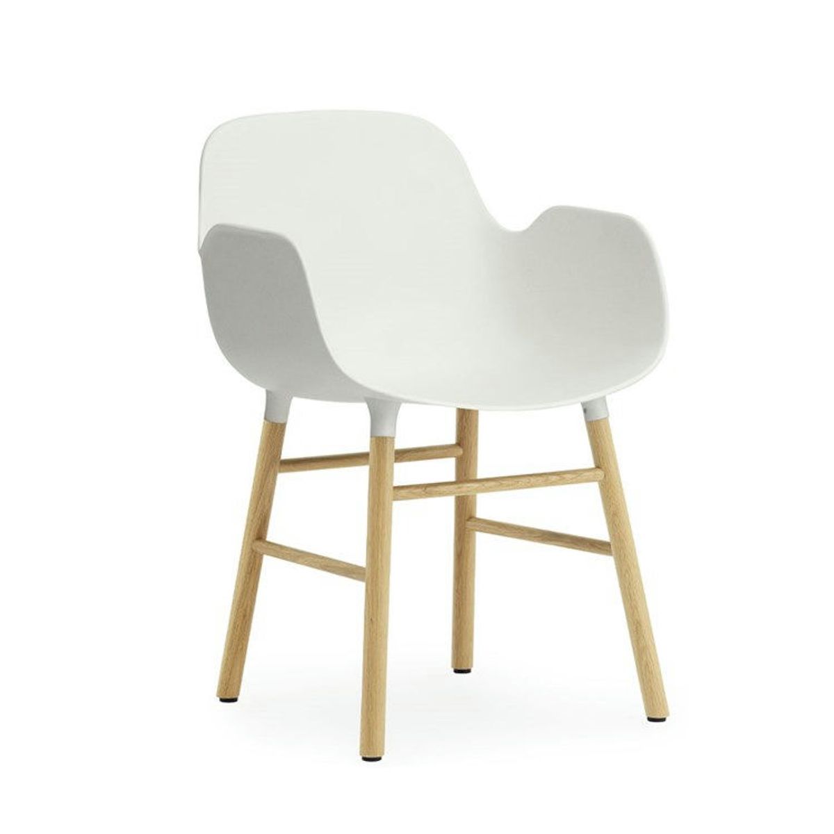 Normann Copenhagen Form Spisebordsstol m/armlæn Oak White