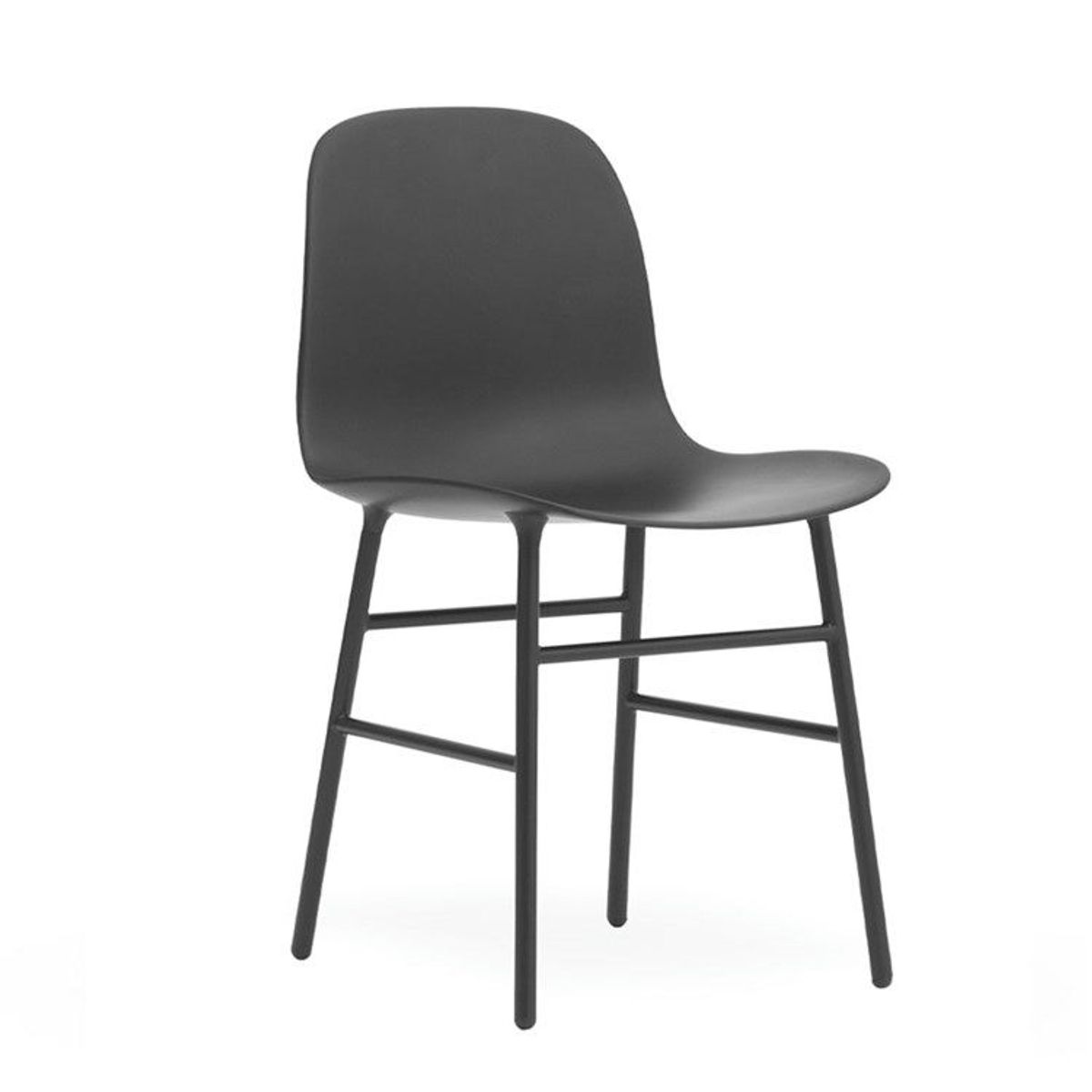 Normann Copenhagen Form Spisebordsstol Powder Coated Steel Black