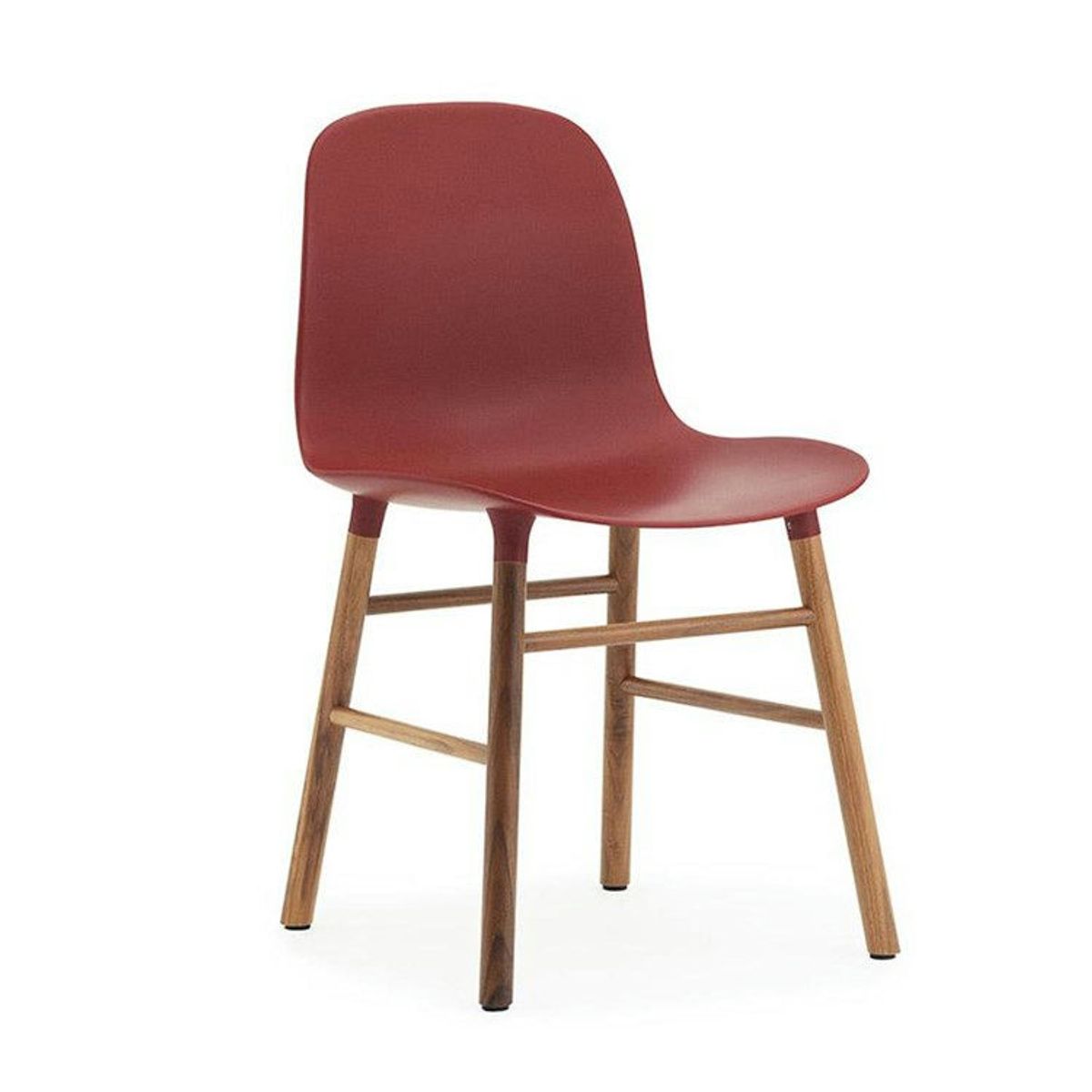 Normann Copenhagen Form Spisebordsstol Walnut Red