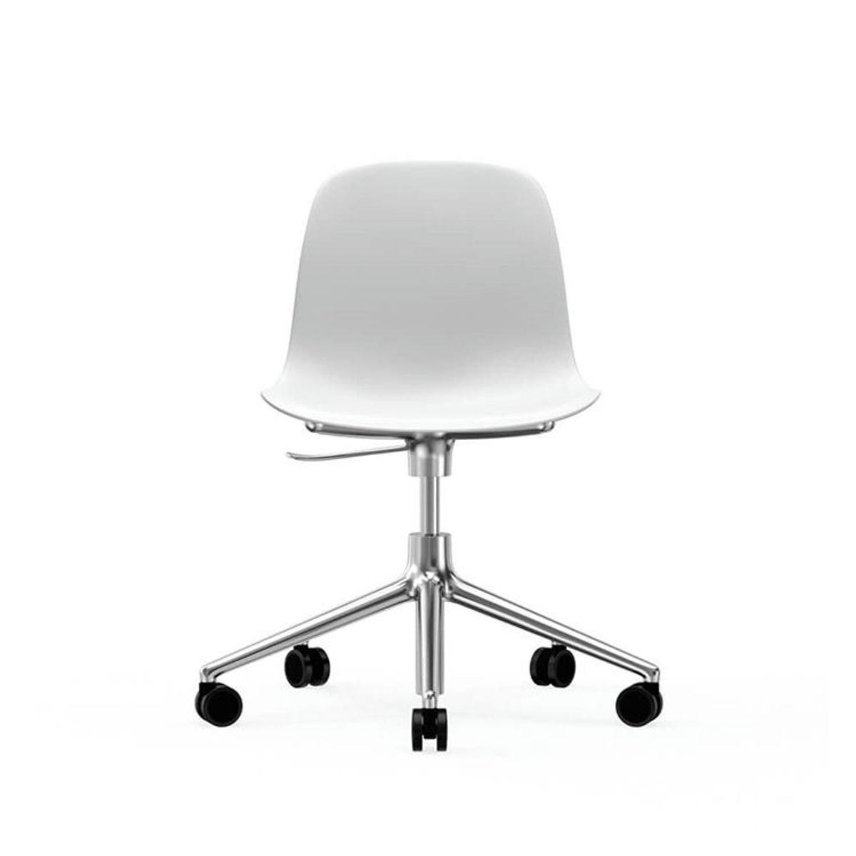 Normann Copenhagen Form Stol Swivel 5W Chrome White