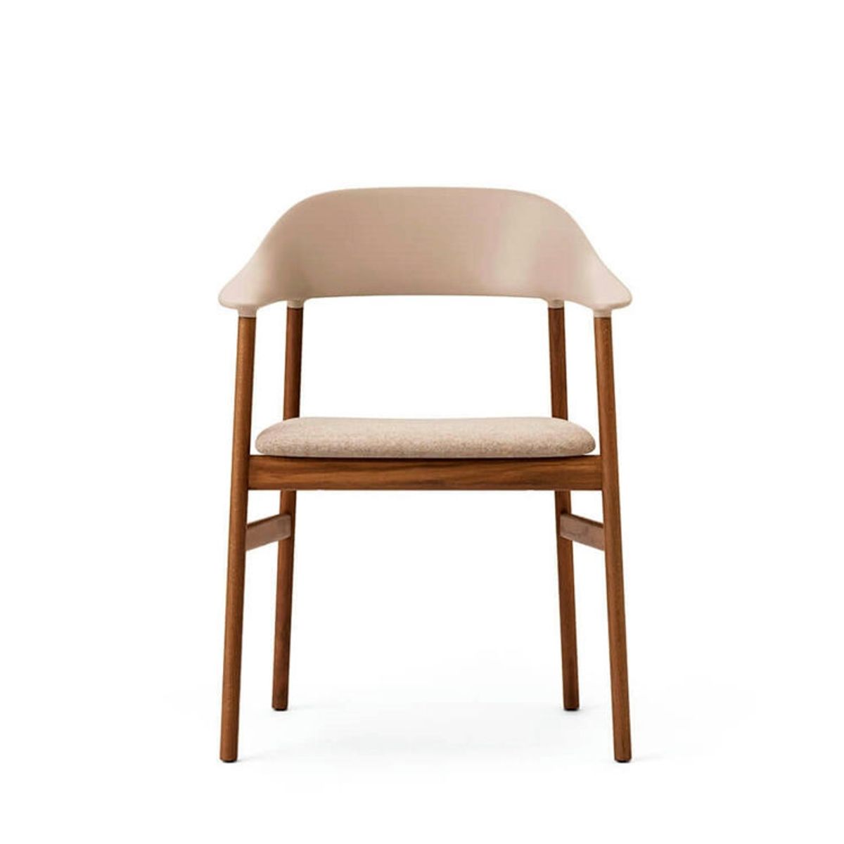 Normann Copenhagen Herit Stol m. Armlæn - Stained Oak Synergy Sand