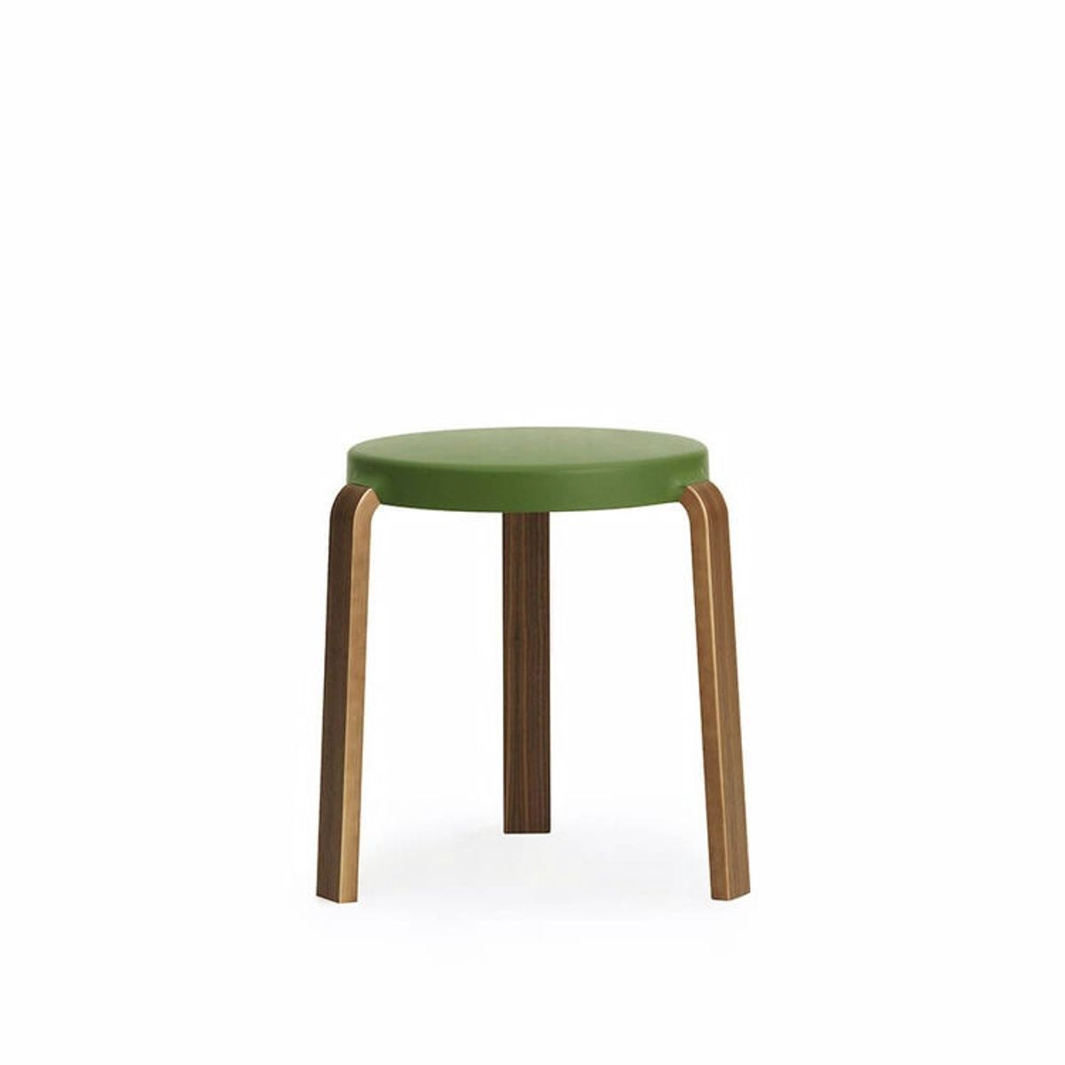 Normann Copenhagen Tap Skammel Lacquered Walnut Veneer Olive