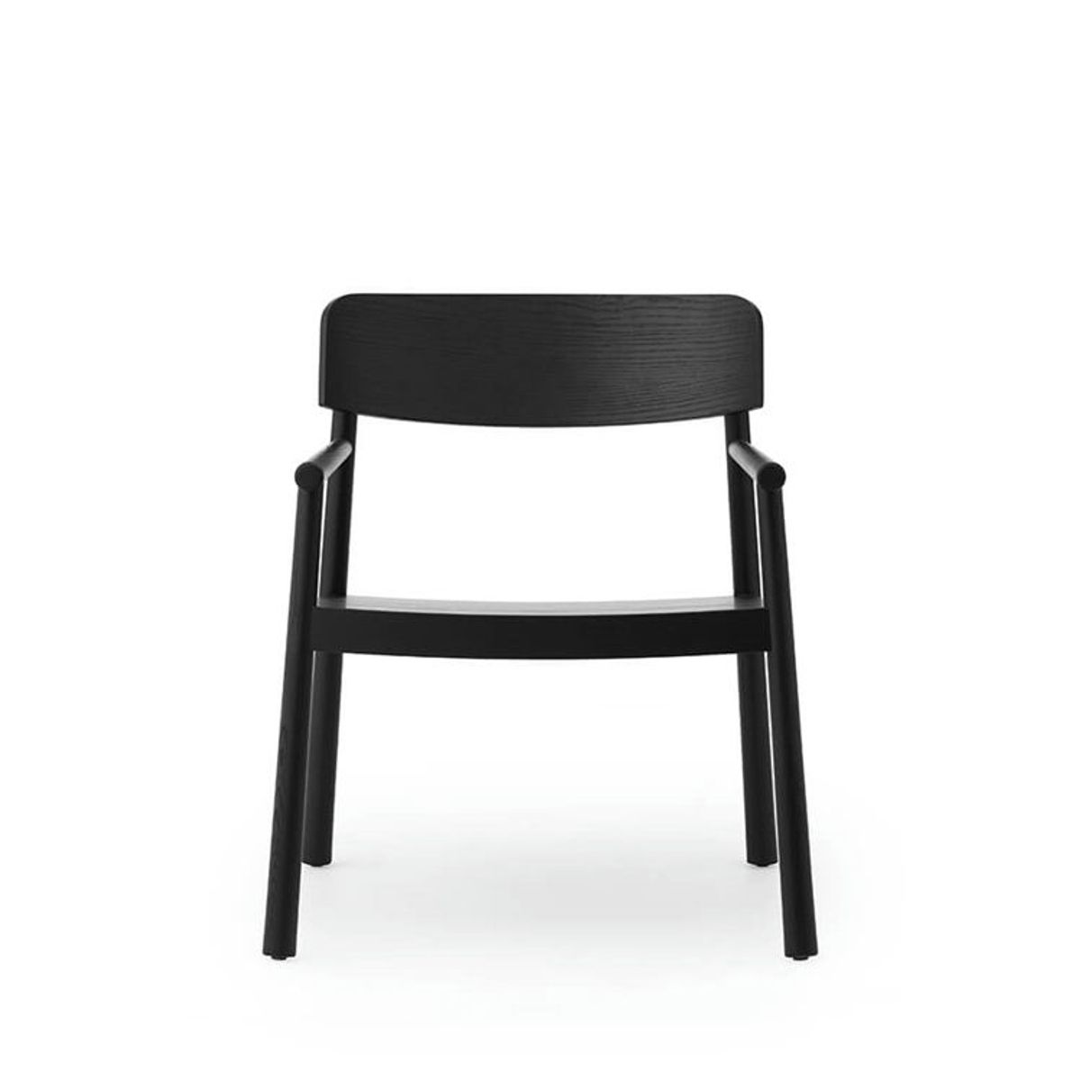 Normann Copenhagen Timb Loungestol - Black Timb Lounge Armchair