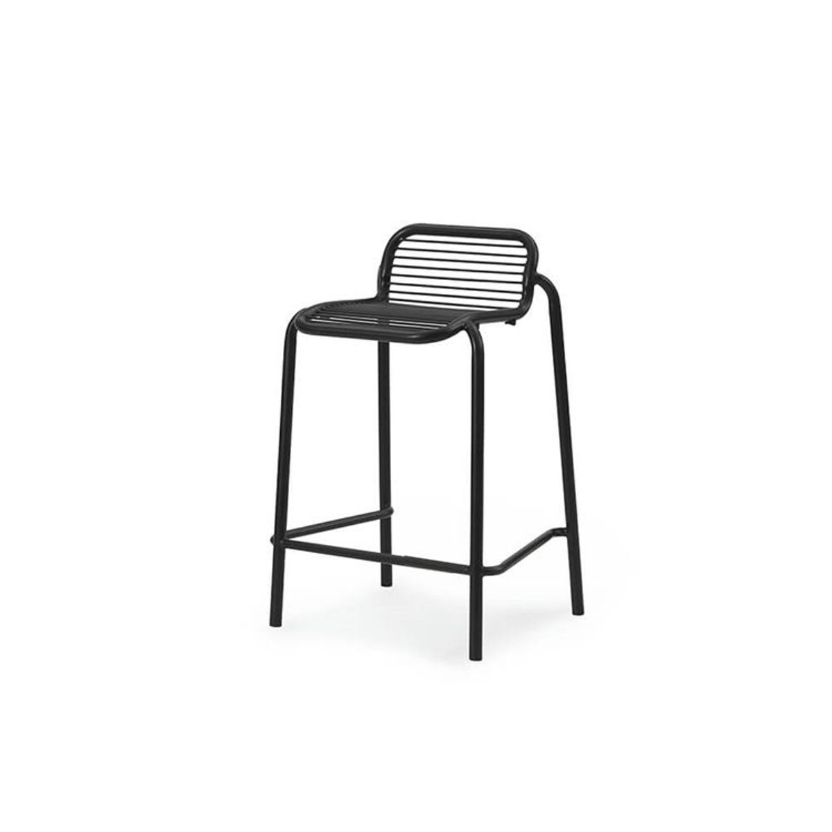 Normann Copenhagen Vig Havebarstol - Black Vig Barstool 65 cm