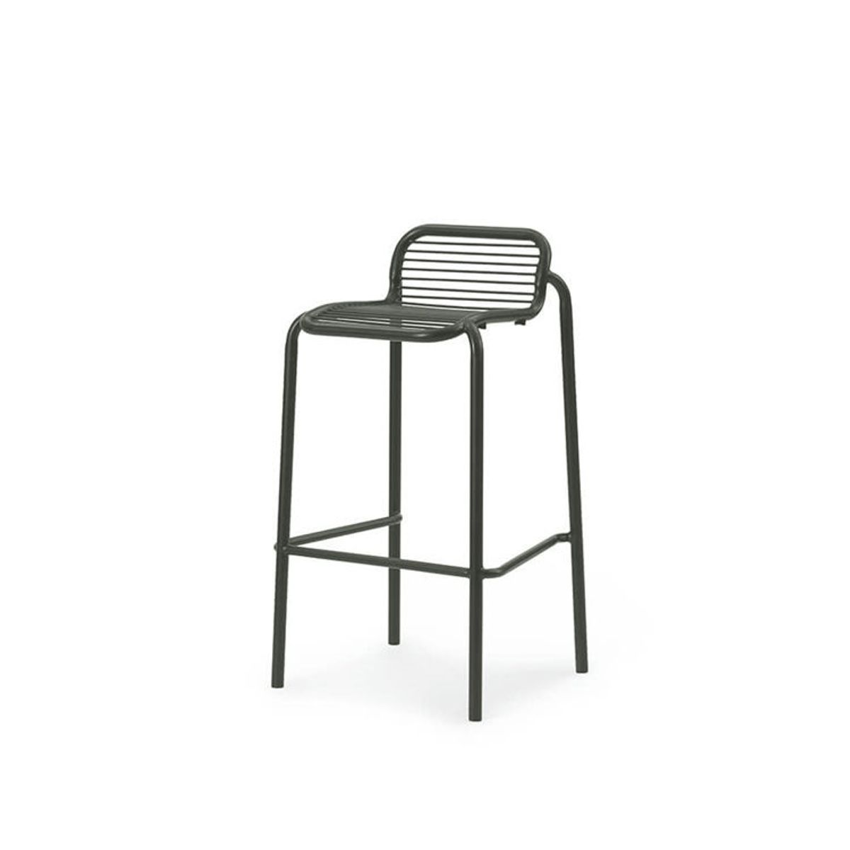 Normann Copenhagen Vig Havebarstol - Dark Green Vig Barstool 75 cm