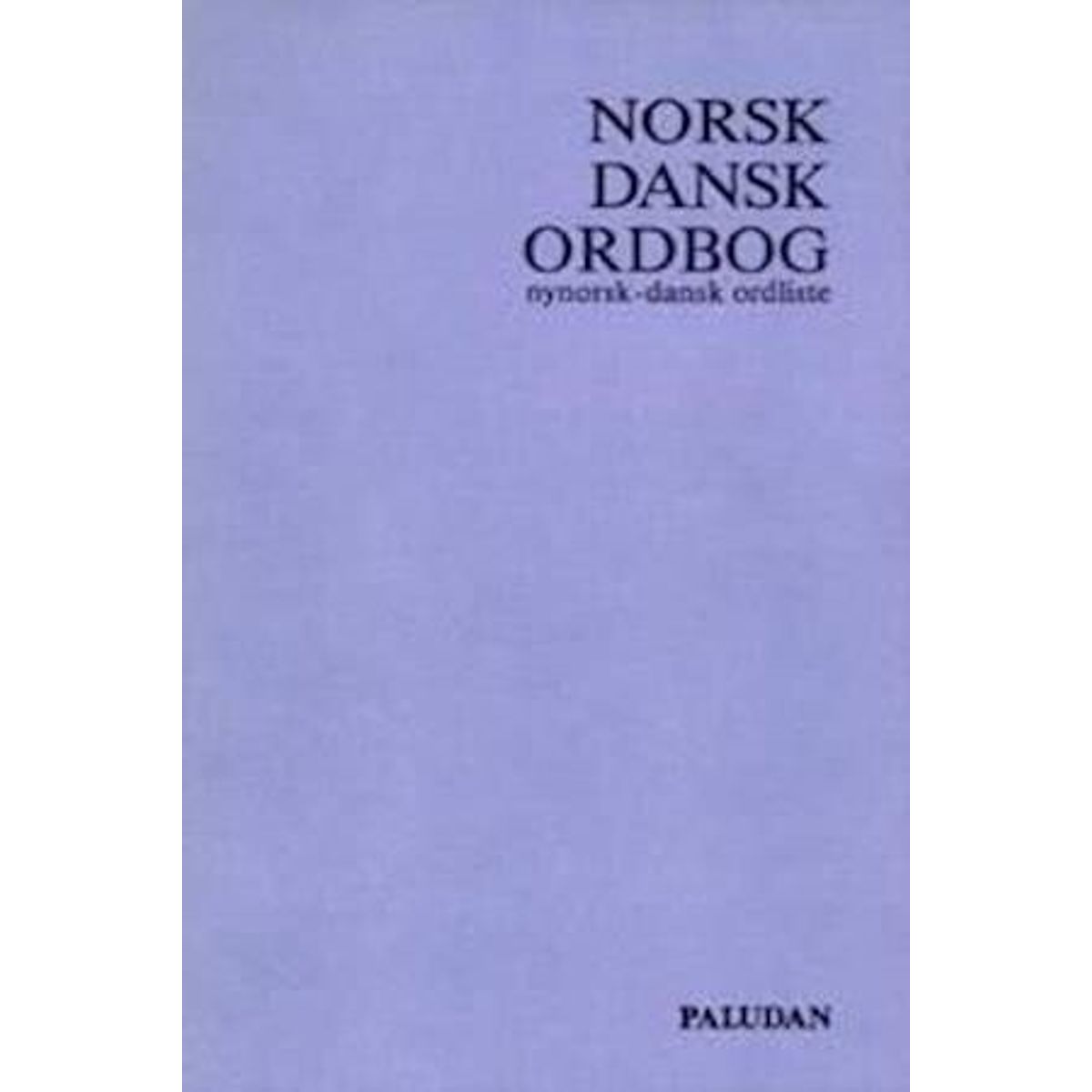 Norsk-dansk Ordbog - Diverse - Bog