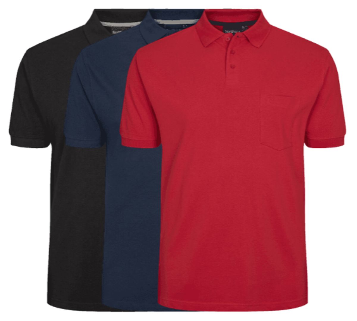 North 56°4 3-pack Polo 99011 Mix-7x-large