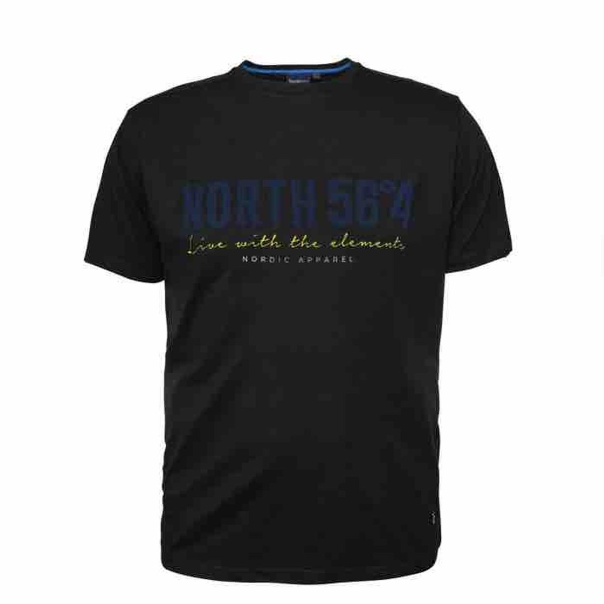 North 56°4 Printet T-shirt 99865 0099_4x-large