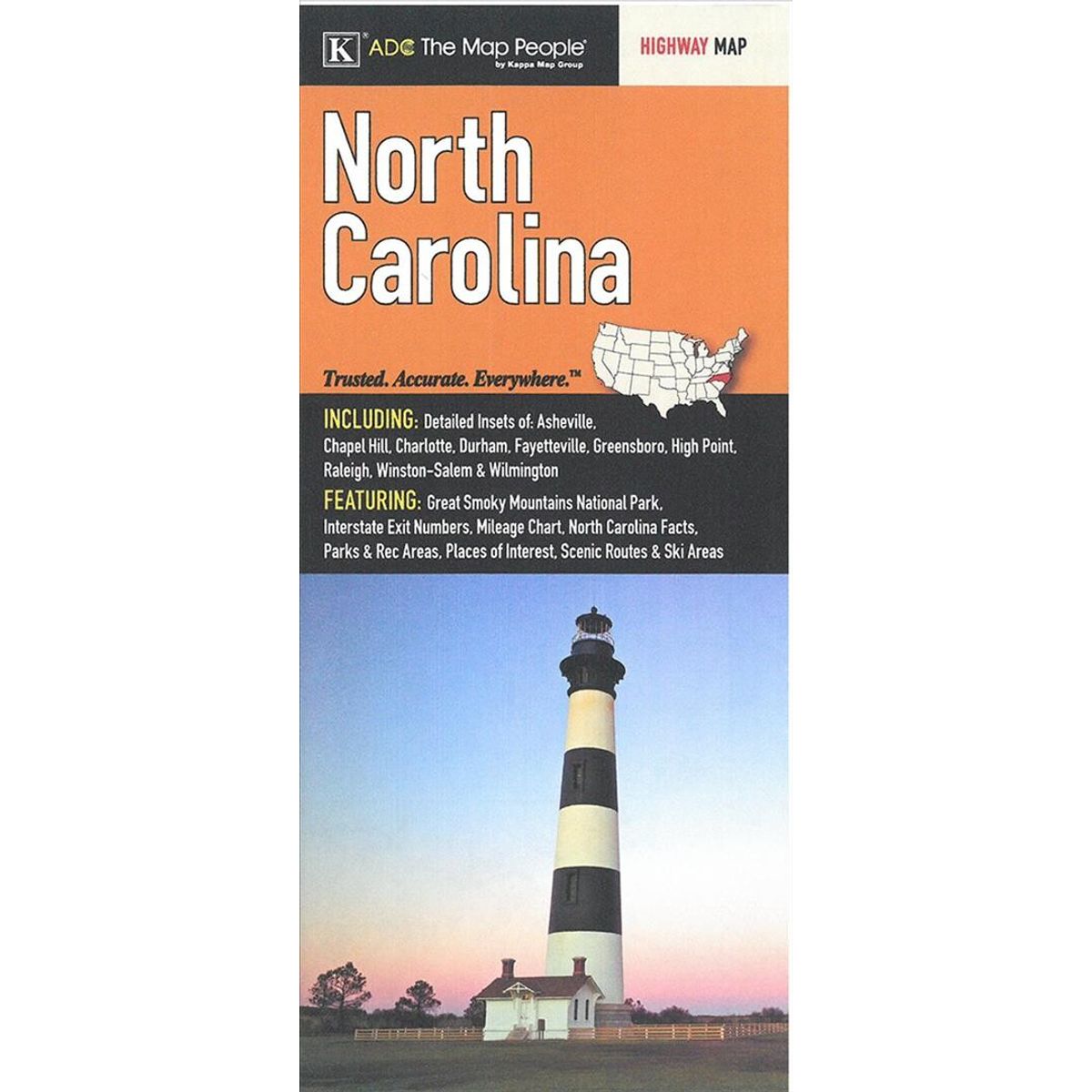 North Carolina - Kappamap - English Book