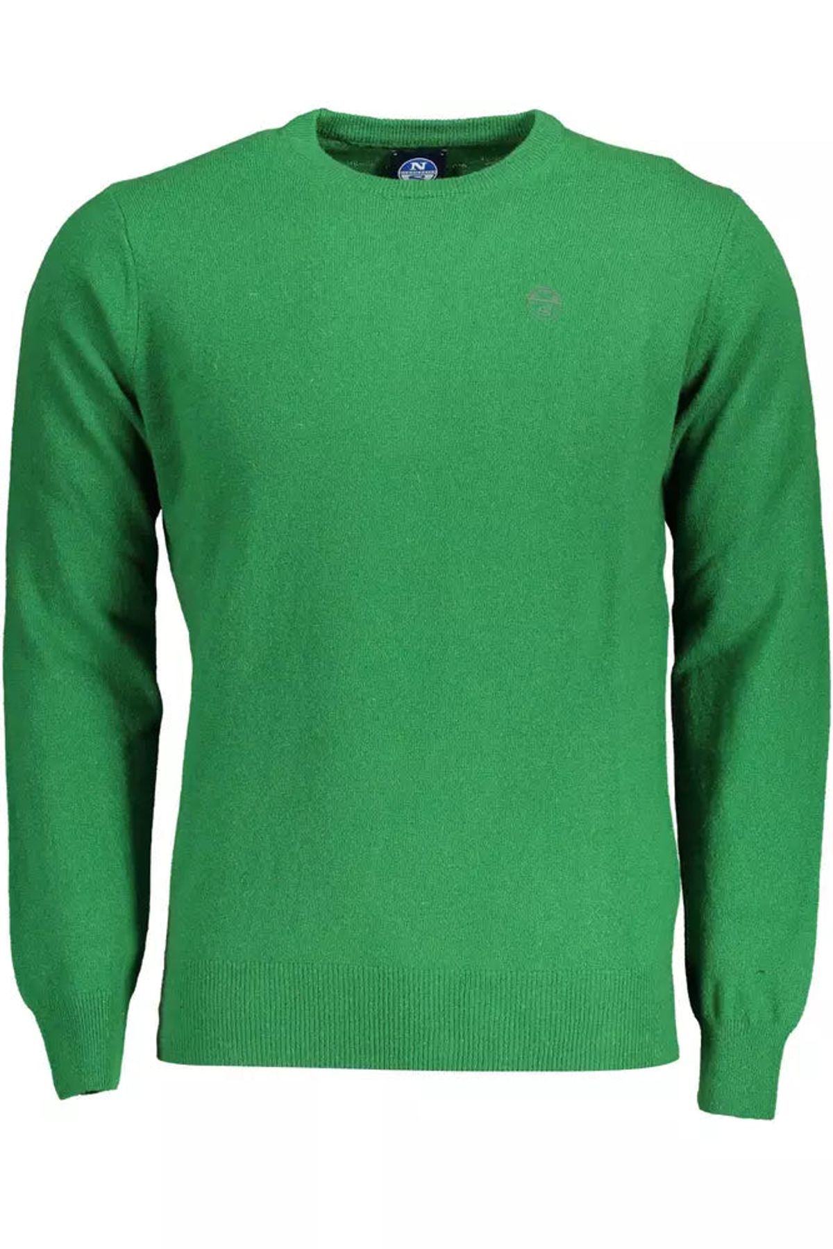 North Sails Chic Green Wool-Blend Sweater for Herre