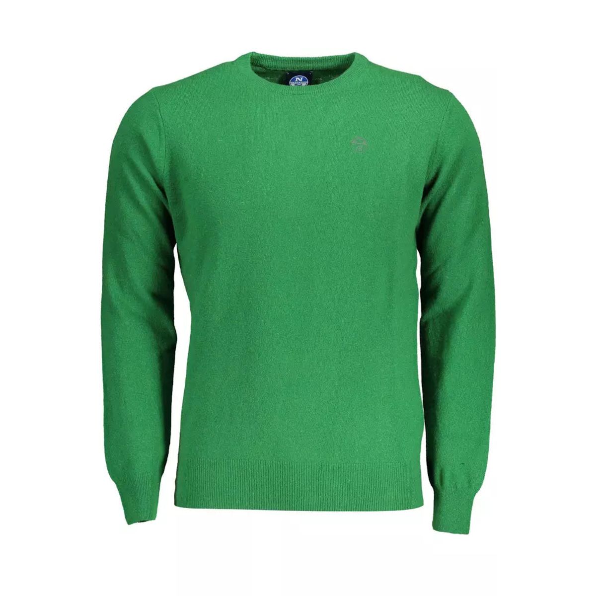 North Sails Chic Green Wool-Blend Sweater for Herre