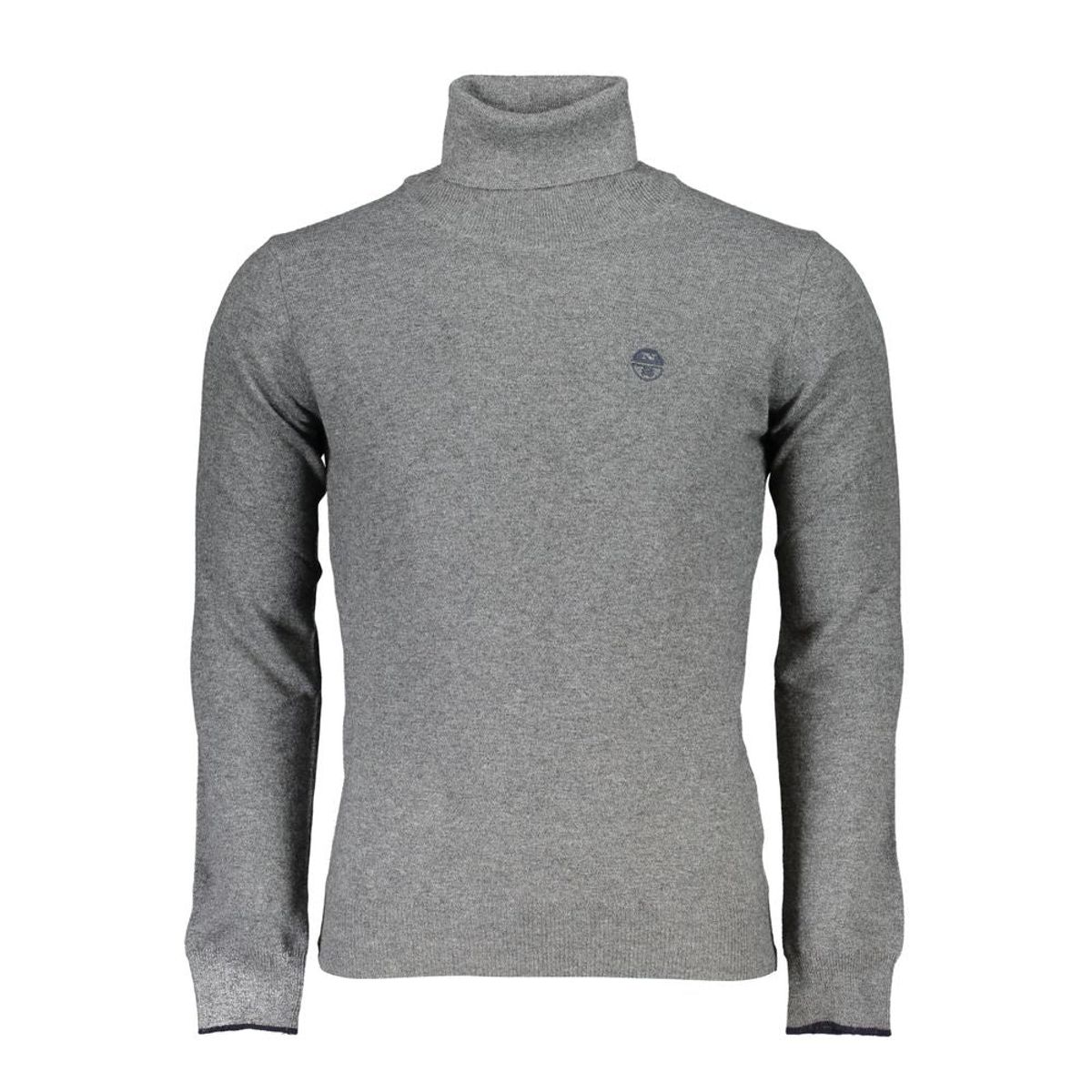 North Sails Gray Polyamide Men Sweater