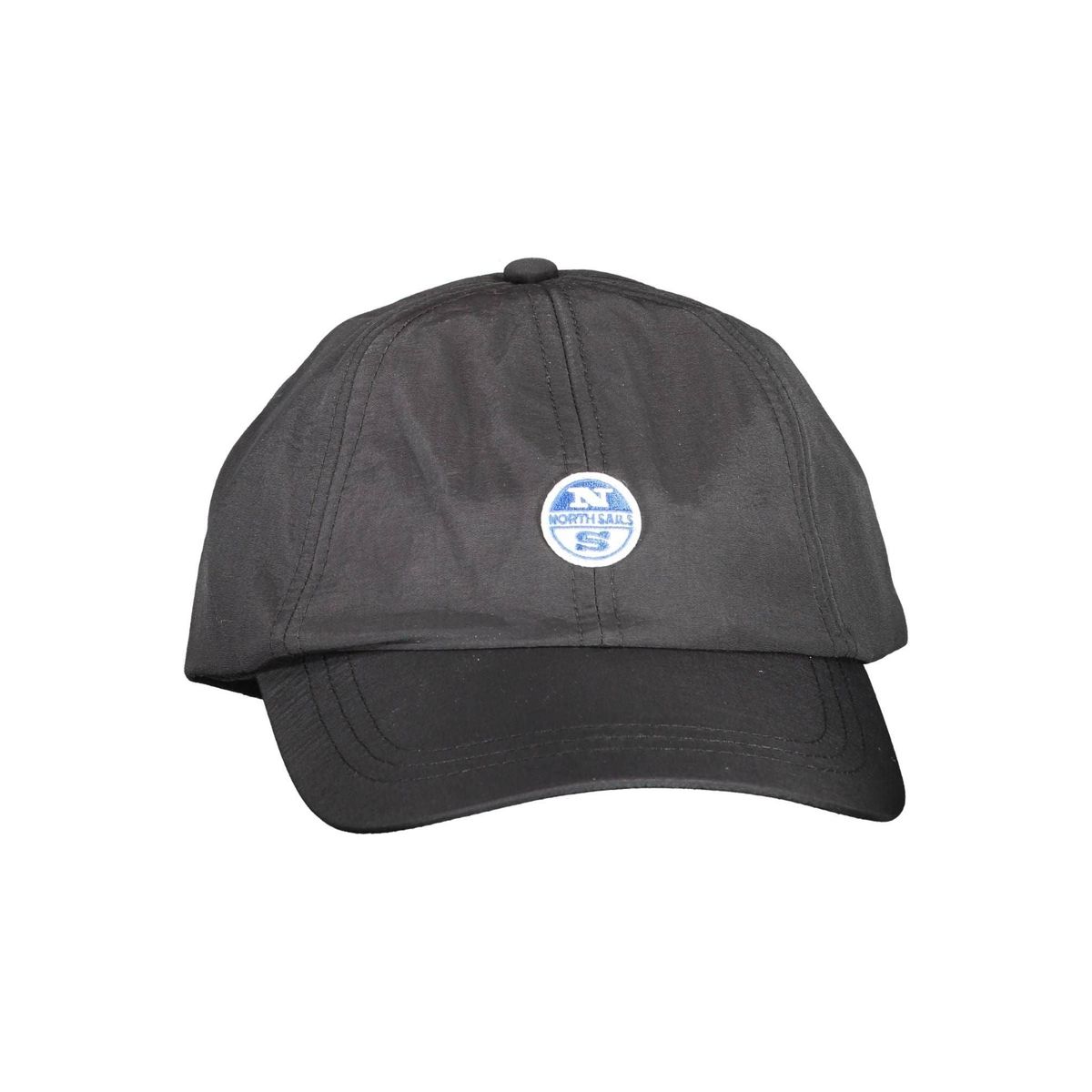 North Sails Sleek Black Visor Cap with Logo Detail