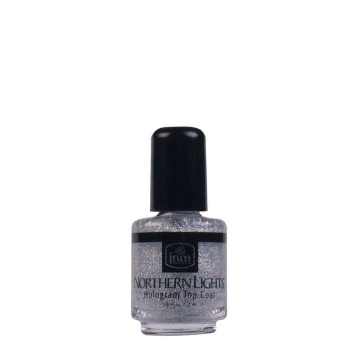 Northern Lights, sølv holografisk topcoat, 3,7 ml, INM