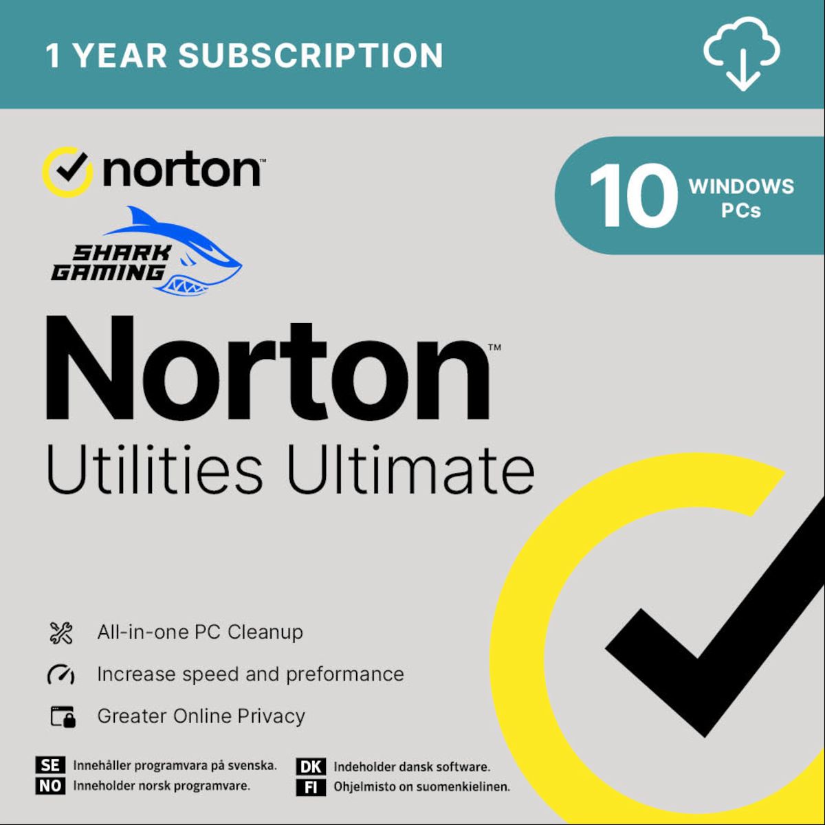 Norton Utilities Ultimate 10 enheder 1 år