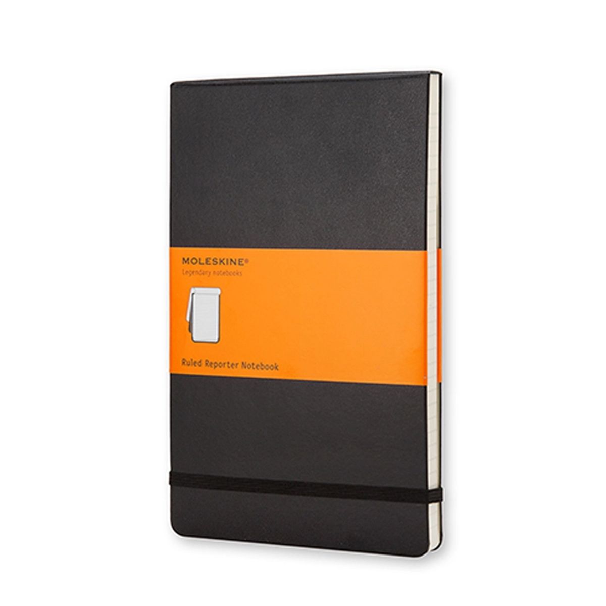 Notesblok reporter Moleskine pocket sort m/linjerede ark har