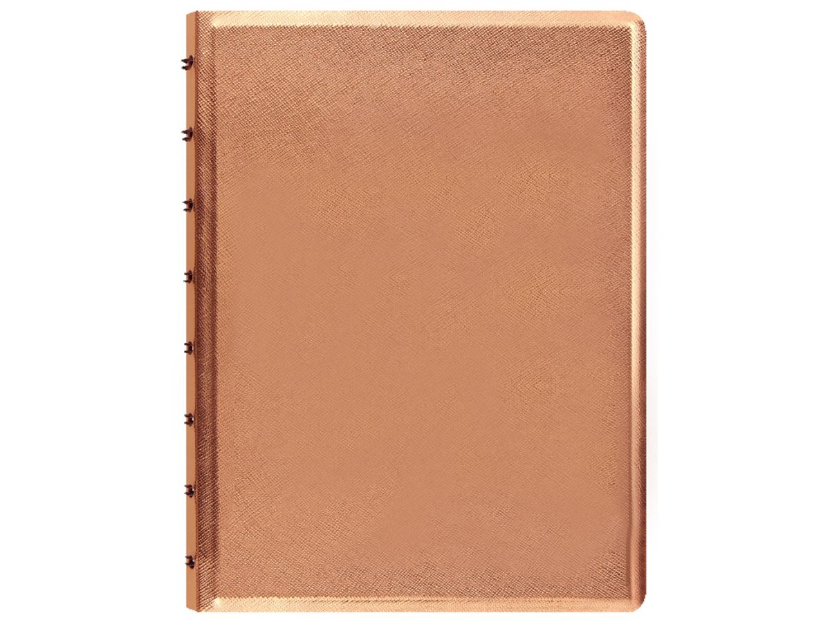 Notesbog Filofax A5 Linjeret Saffiano Rose Gold