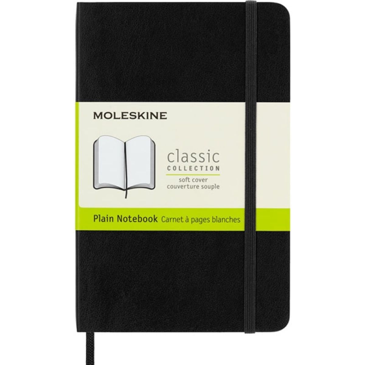 Notesbog Moleskine Classic 9x14 cm sort.