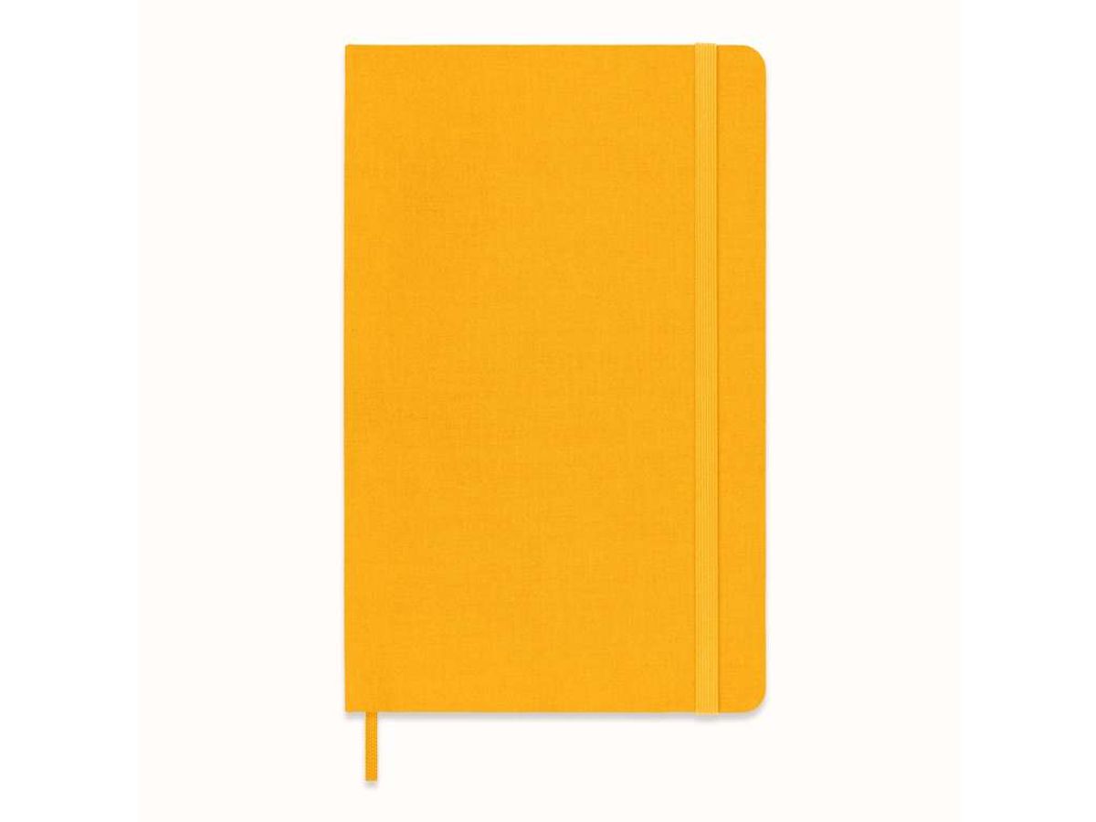 Notesbog Moleskine | Classic Hard | Linjeret | L | Orange-gul Silke