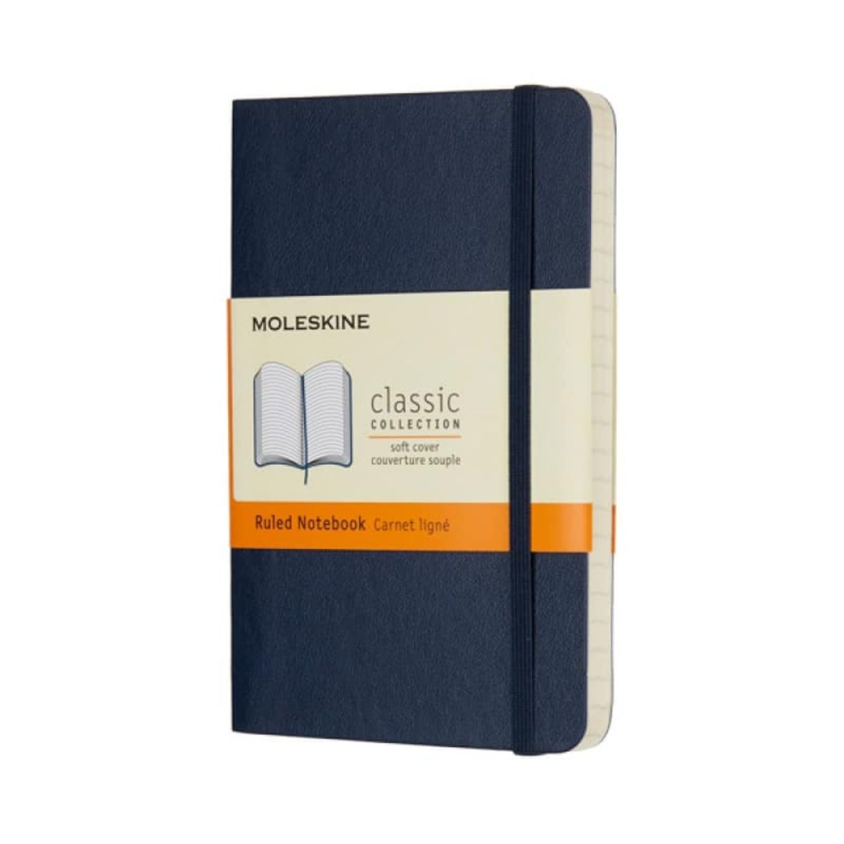 Notesbog Moleskine Classic P Linjeret Blød Blå.