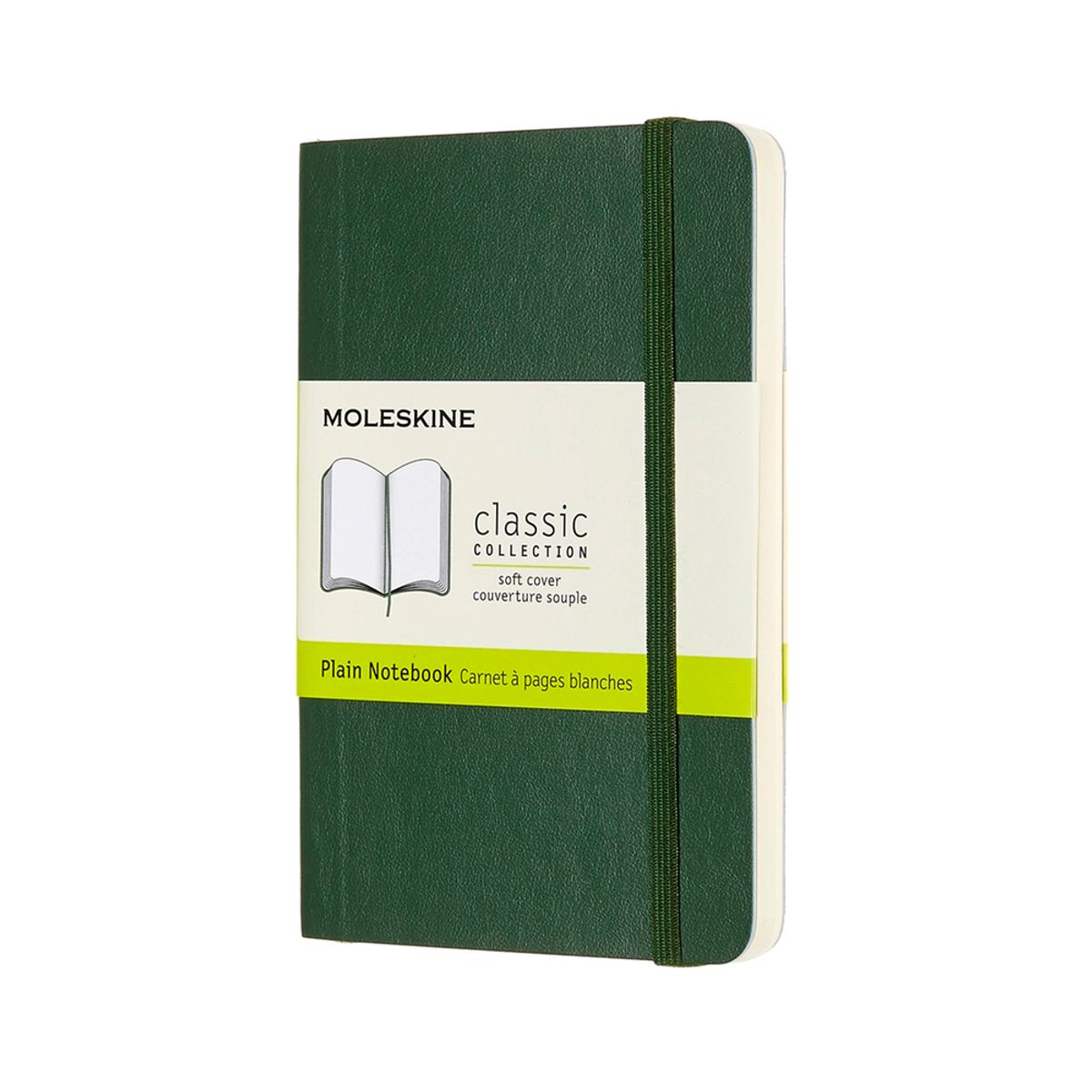 Notesbog Moleskine classic pocket soft p myr green 9x14cm