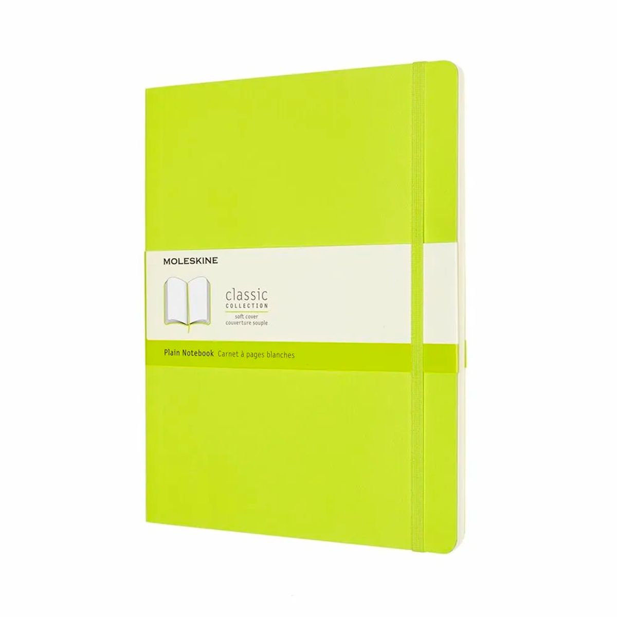 Notesbog Moleskine classic xl soft p lemgreen 19x25cm