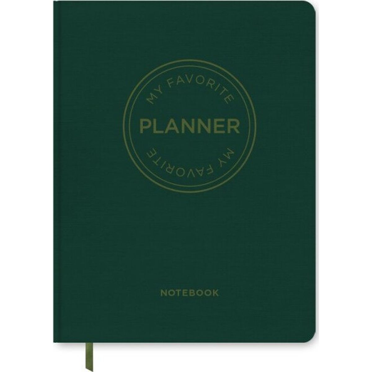 Notesbog - My Favorite Planner - Skovgrøn