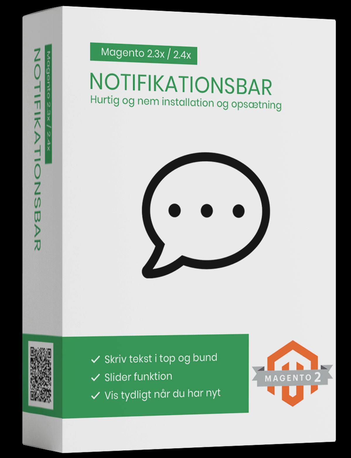 Notifikationsbar magento2 modul