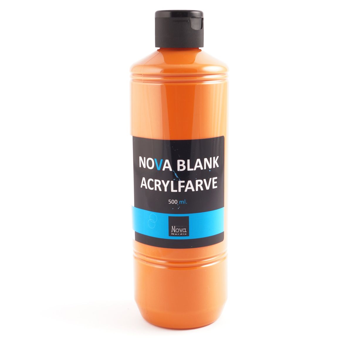 Nova akrylmaling blank 500 ml. Orange