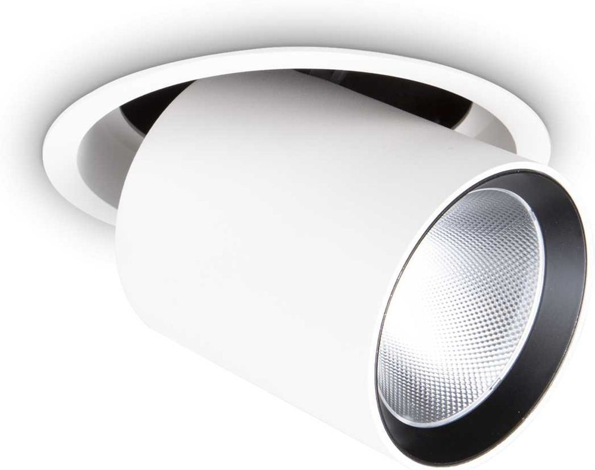 Nova, Indbygningslampe, 30W, LED, hvid/4000 kelvin, aluminium, metal, Ø150xH138mm