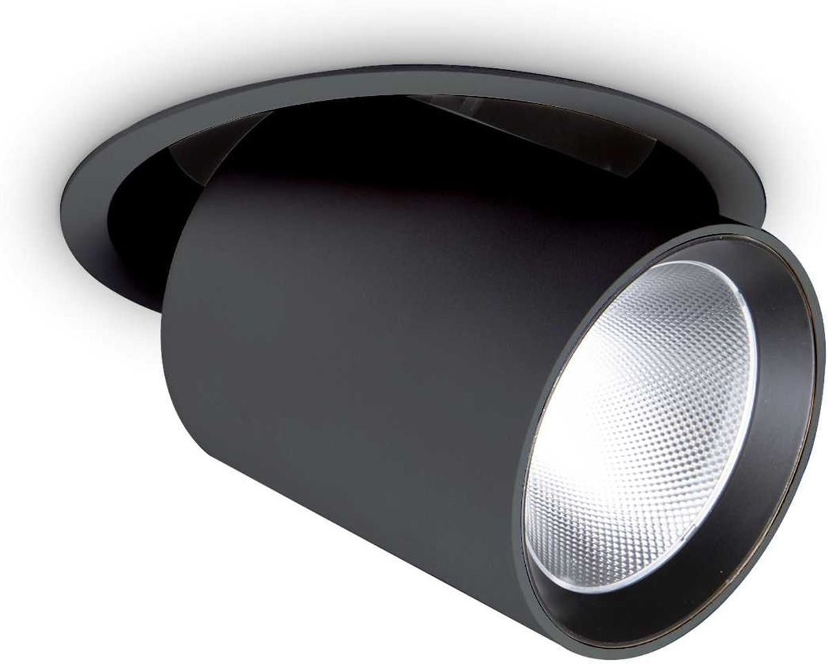 Nova, Indbygningslampe, 30W, LED, sort/4000 kelvin, aluminium, metal, Ø150xH138mm