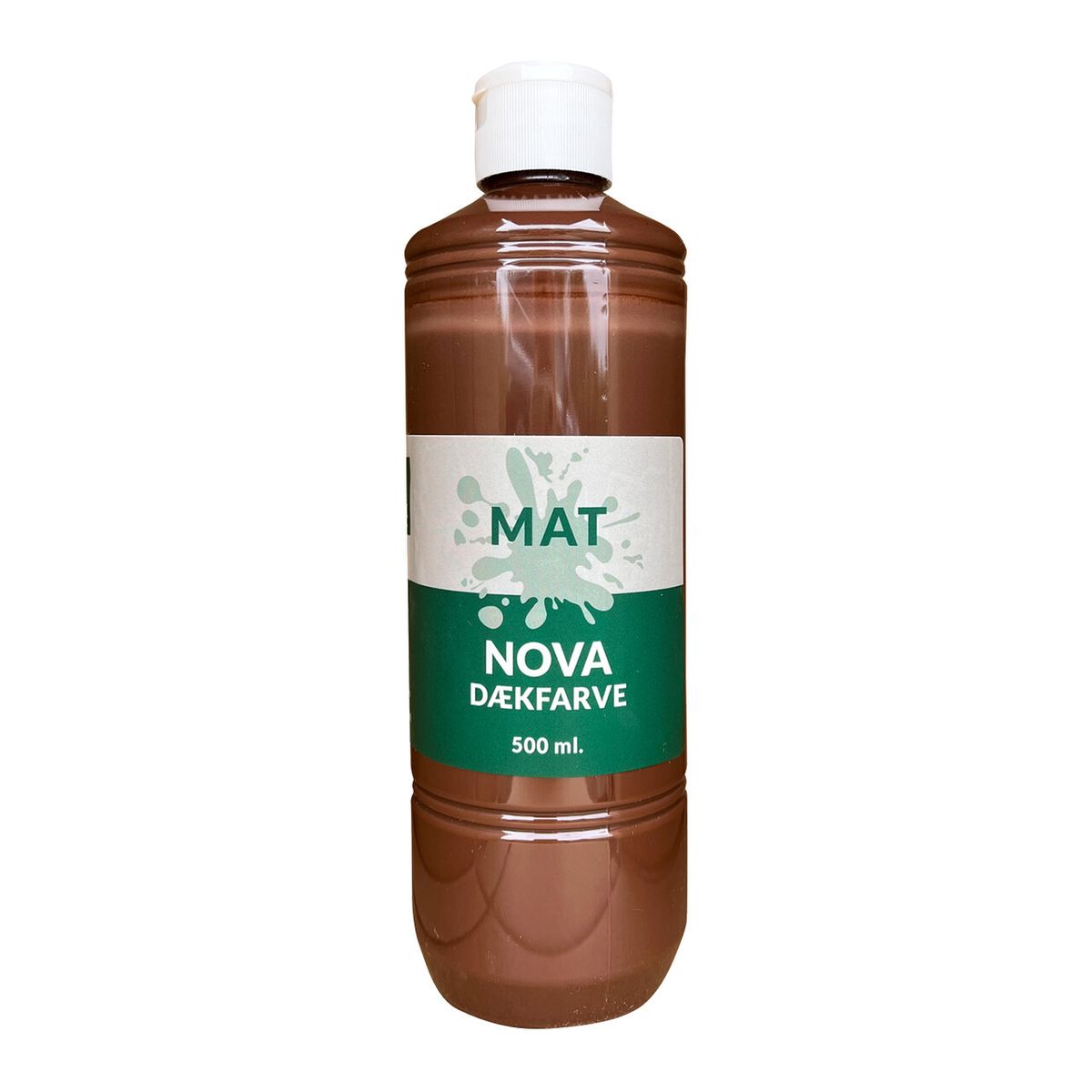 Nova mat dækfarve 500 ml. Dansk produceret